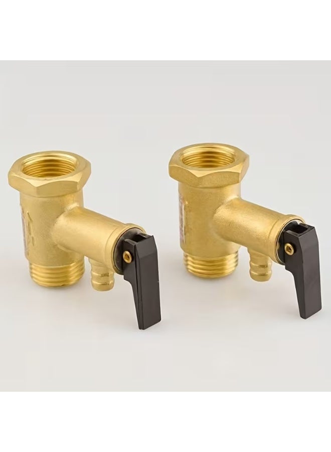 فكسر صمام أمان/تخفيف ضغط ½ بوصة لأنظمة التدفئة والمياه - خيط قياسي - Image 1